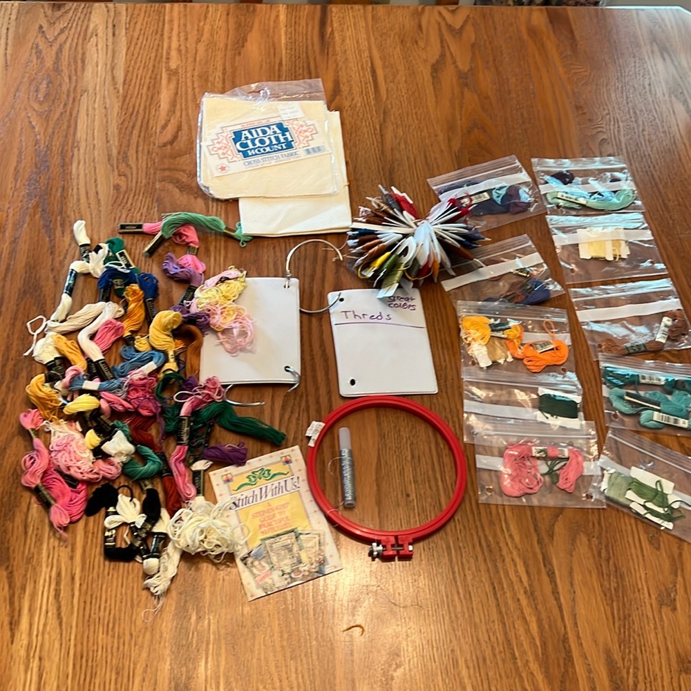 Embroidery Floss Skeins Cross Stitch Threads Friendship Bracelets~crafts